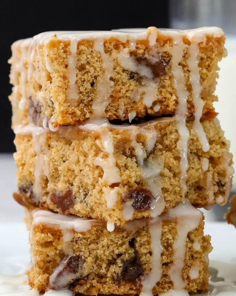 Favorite Coffee Squares Recipe with Raisins and Sweet Vanilla Frosting