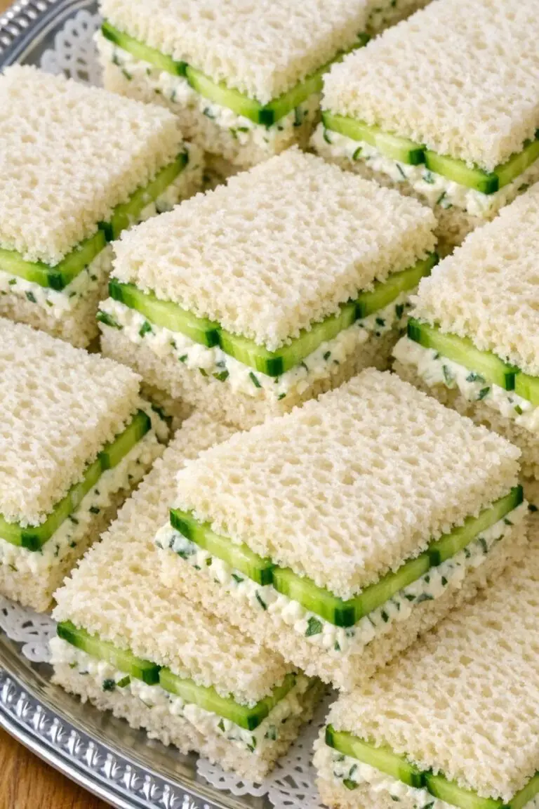 Southern Cucumber Sandwiches Recipe for Easy Potluck Favorites