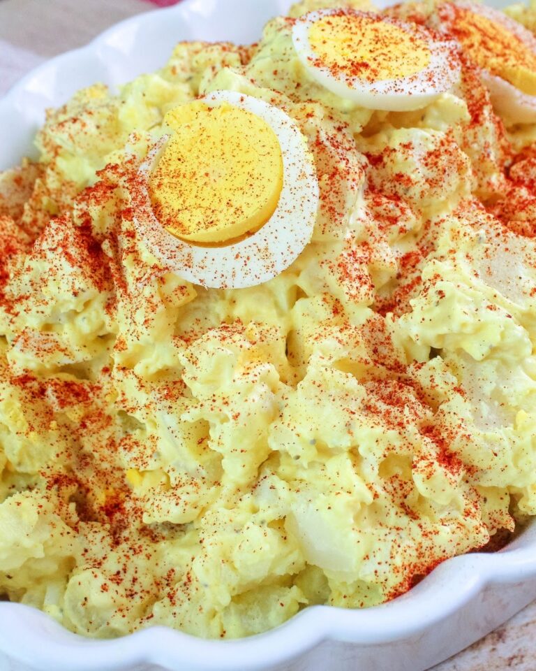 Mom’s Creamy Potato Salad – Classic, Tangy, and Comforting