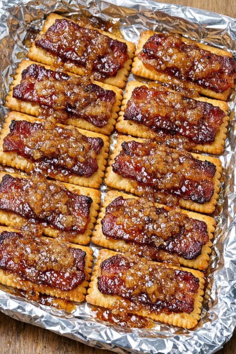 Southern 3-Ingredient Brown Sugar Bacon Crackers Recipe Everyone Grabs First