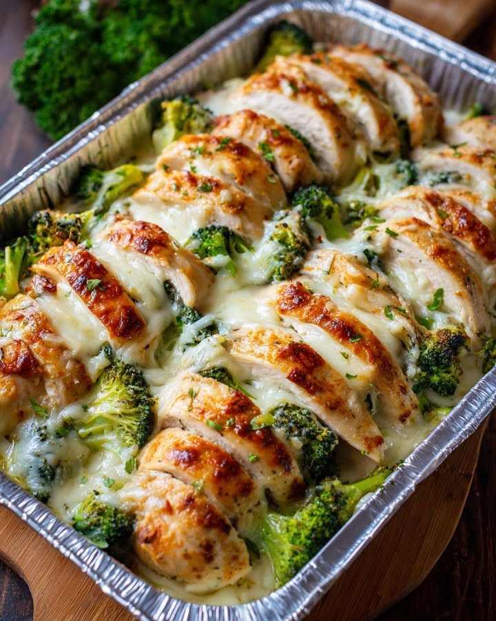 4-Ingredient Cheesy Broccoli and Chicken Bake in Foil: Easy Potluck Comfort