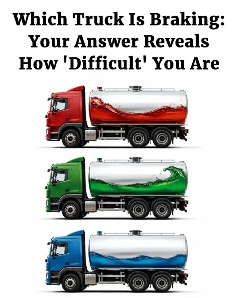 Which Truck Is Braking? The Viral Puzzle That Tricks Your Brain