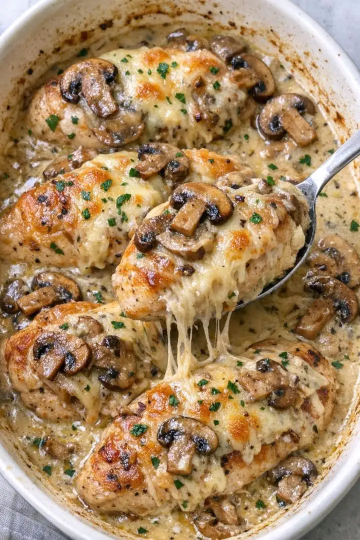 Oven Baked 4-Ingredient Chicken Lombardy: A Vintage Comfort Classic