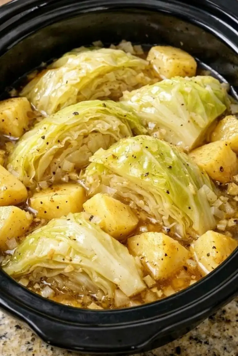 Crockpot 4-Ingredient Cabbage and Potatoes