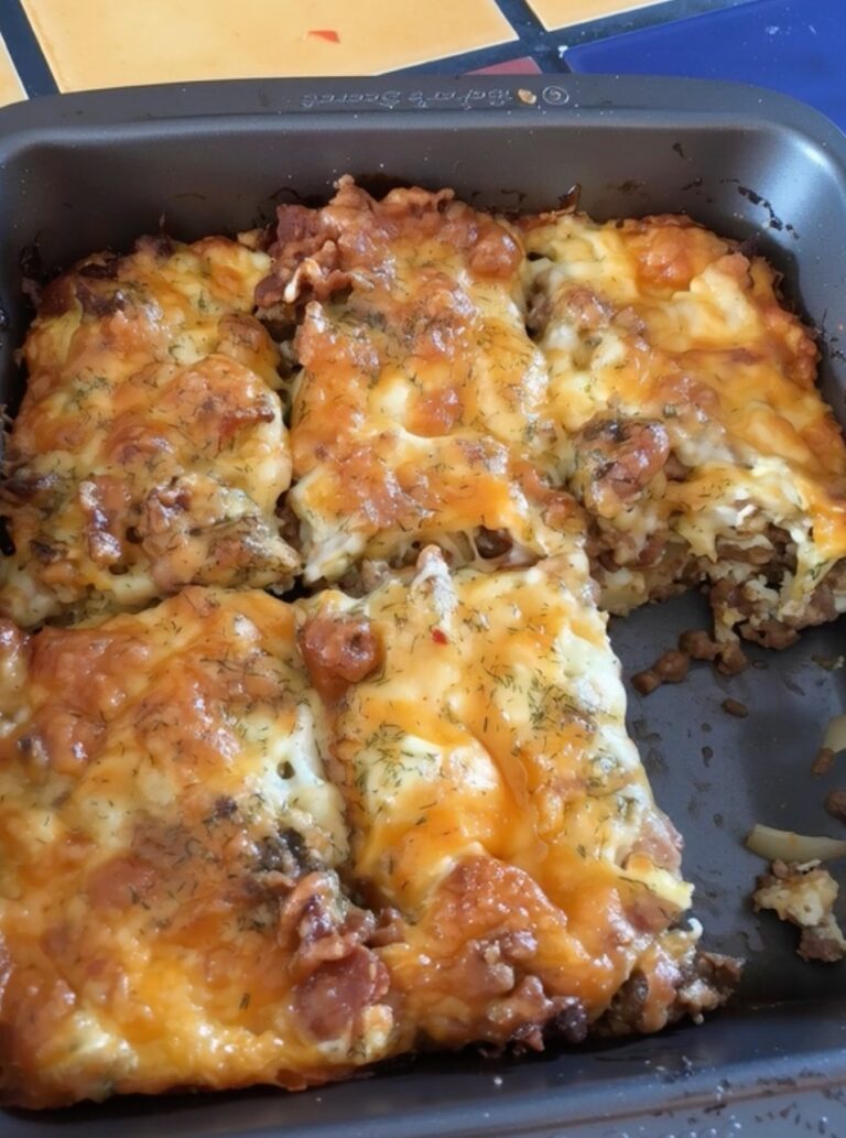 Low-Carb Bacon Cheeseburger Casserole Recipe for Easy Comfort Food