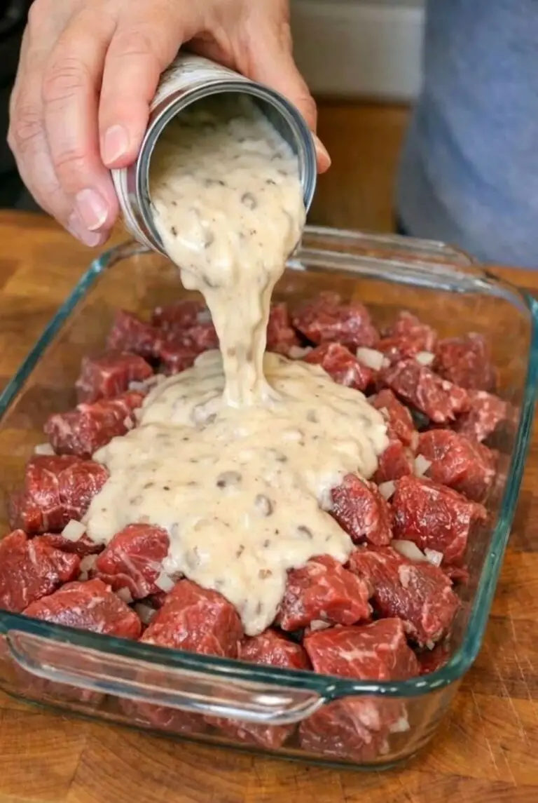 Hamburger Mushroom Bake