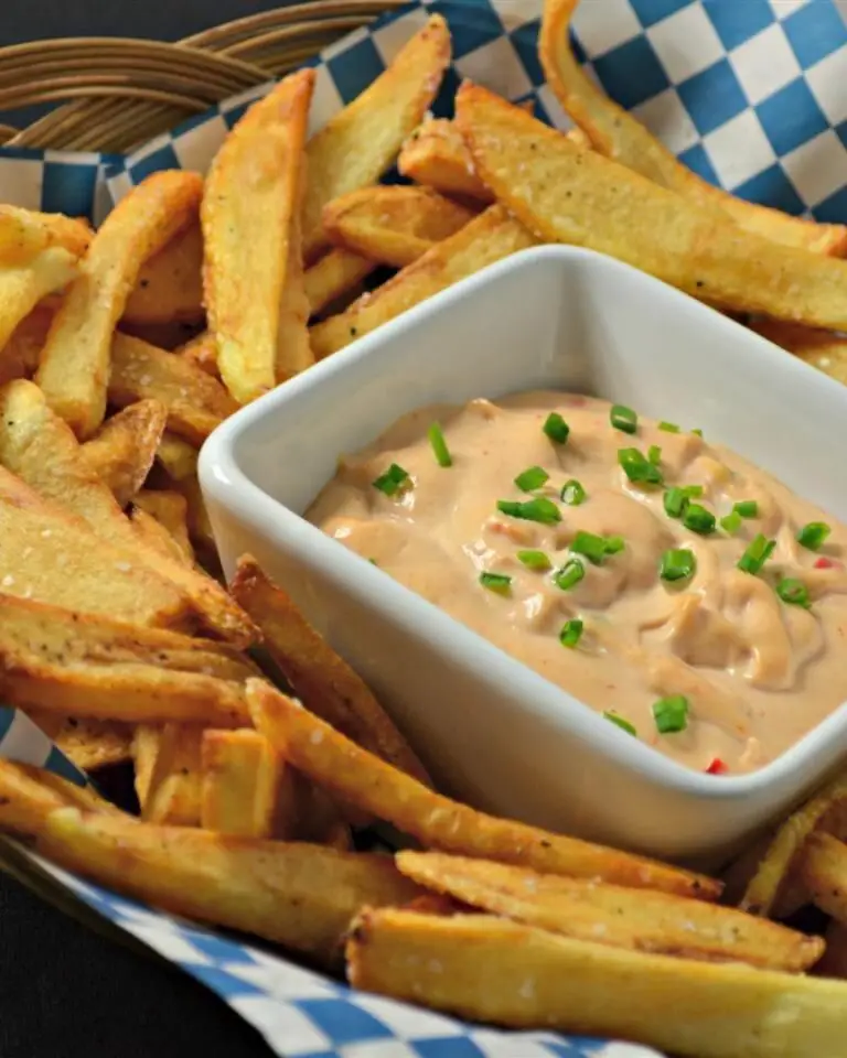 Flemish Frites – Belgian Fries with Andalouse Sauce
