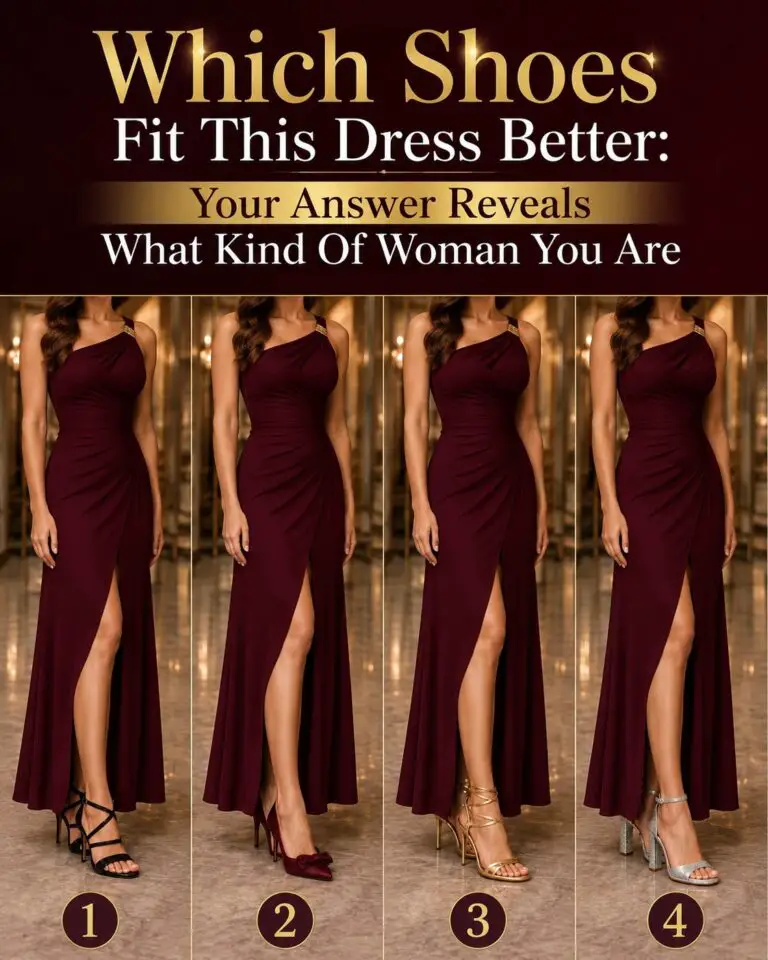 Which Shoes Fit This Dress Better? What Your Choice Says About Your Style