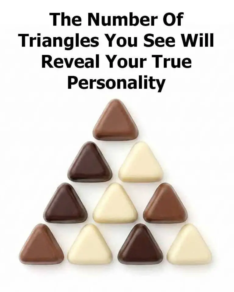 🔺 The Number of Triangles You See Will Reveal Your True Personality