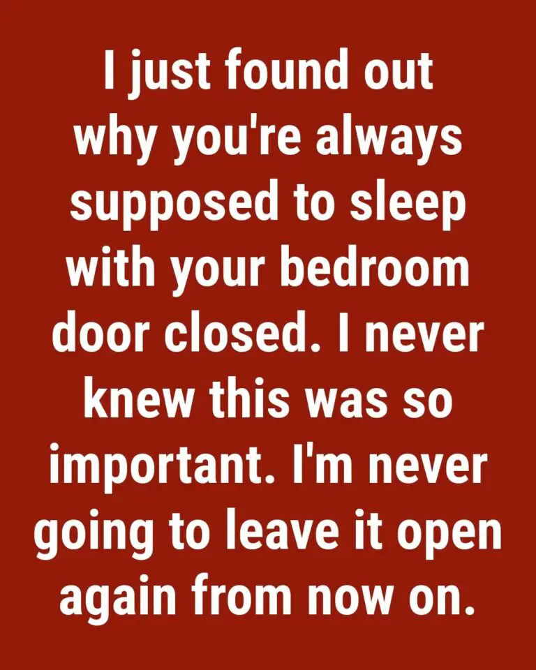 Why You Should Always Sleep With Your Bedroom Door Closed (It Could Save Your Life)