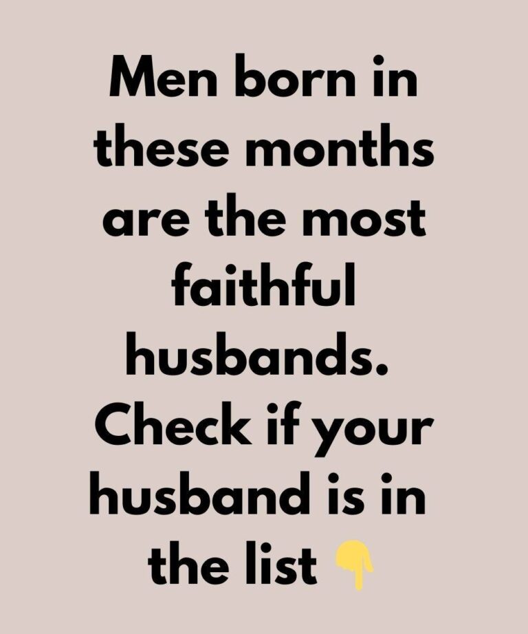 Men Born in These Months Are the Most Faithful Husbands—Is Your Man on This List?