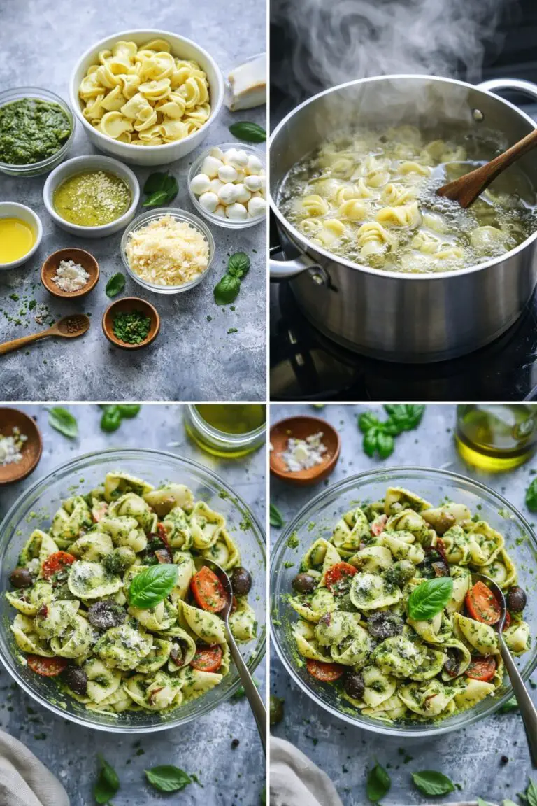 Pesto Tortellini Pasta Salad The Best Easy Meal Prep Recipe