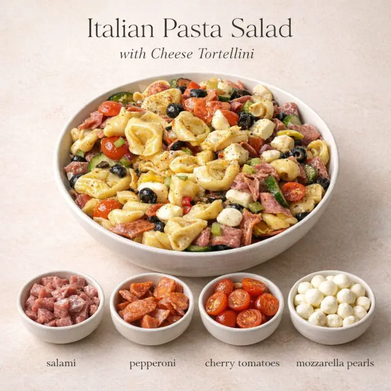 Italian Pasta Salad with Cheese Tortellini: A Flavor-Packed Dish for Every Occasion