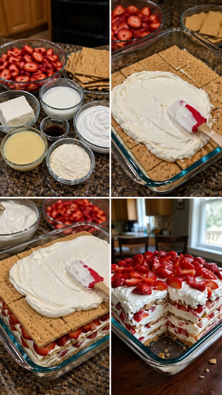 Strawberry Cream Cheese Icebox Cake: The Best No-Bake Summer Dessert