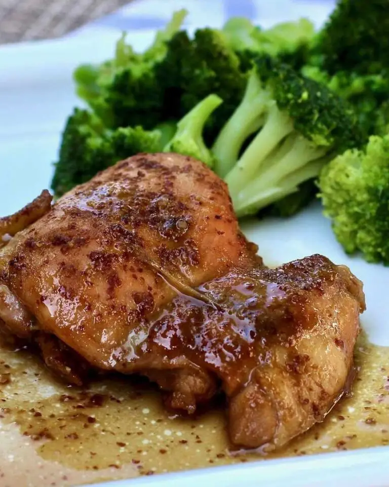 Baked Maple Chicken Thighs