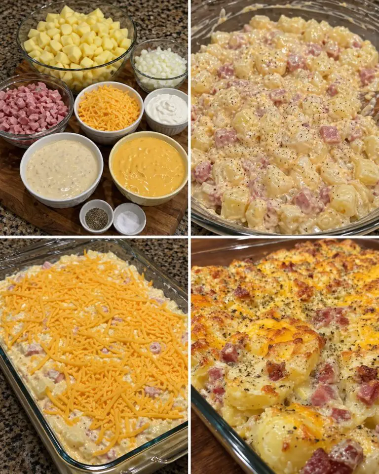 Cheesy Chicken Ham Potato Casserole: The Ultimate Comfort Food Bake