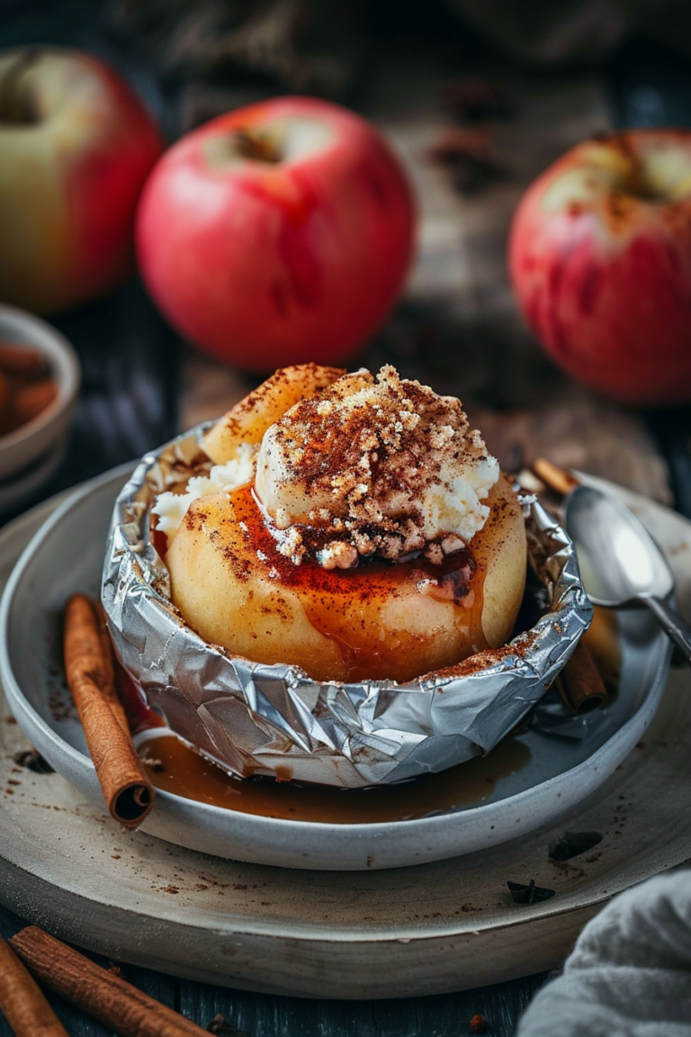Slow Cooker Foil-Wrapped Baked Apples That Smell Like Sunday Dinner