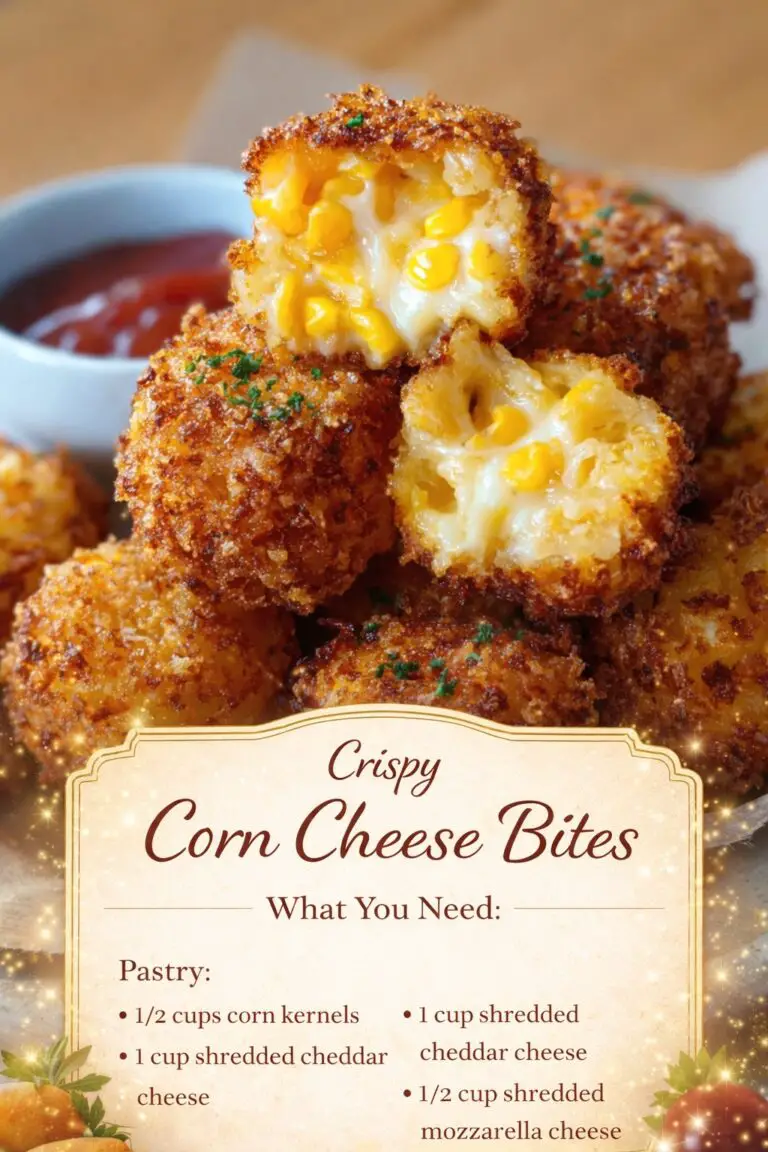 Crispy Corn Cheese Bites: Golden, Gooey, and Impossible to Resist