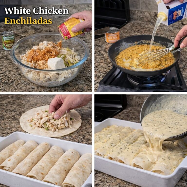 White Chicken Enchiladas Recipe