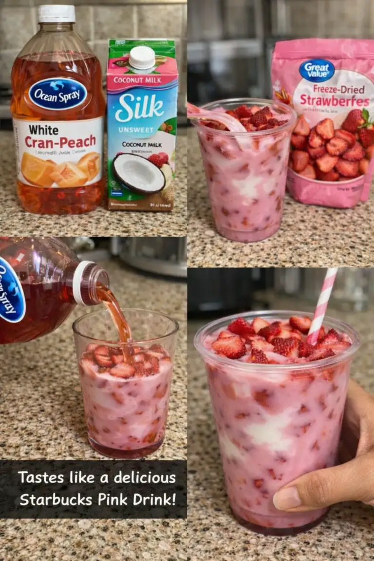 White Cranberry Strawberry Coconut Drink