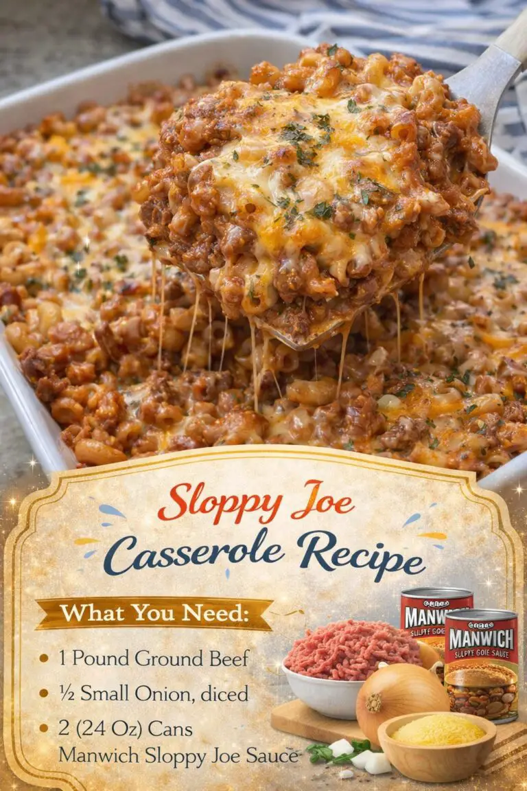 Sloppy Joe Casserole: The Ultimate Cheesy Family Dinner