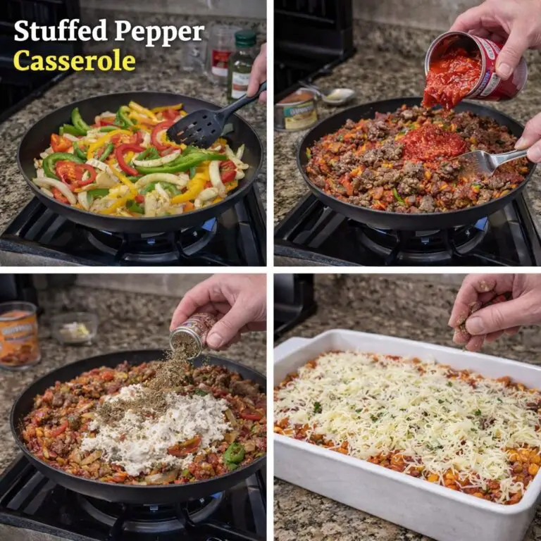 Stuffed Pepper Casserole Recipe: A Comforting Family Dinner Everyone Loves