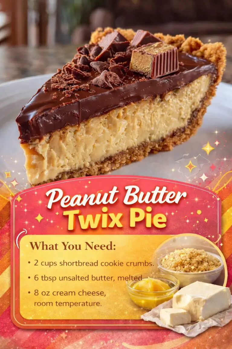Peanut Butter Twix Pie: A Rich and Creamy No-Bake Dessert Everyone Loves