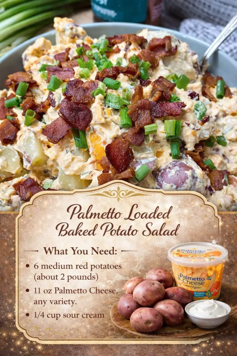 Palmetto Loaded Baked Potato Salad: Creamy, Cheesy, and Packed with Flavor