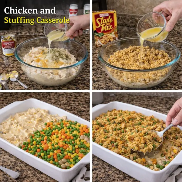 Chicken and Stuffing Casserole