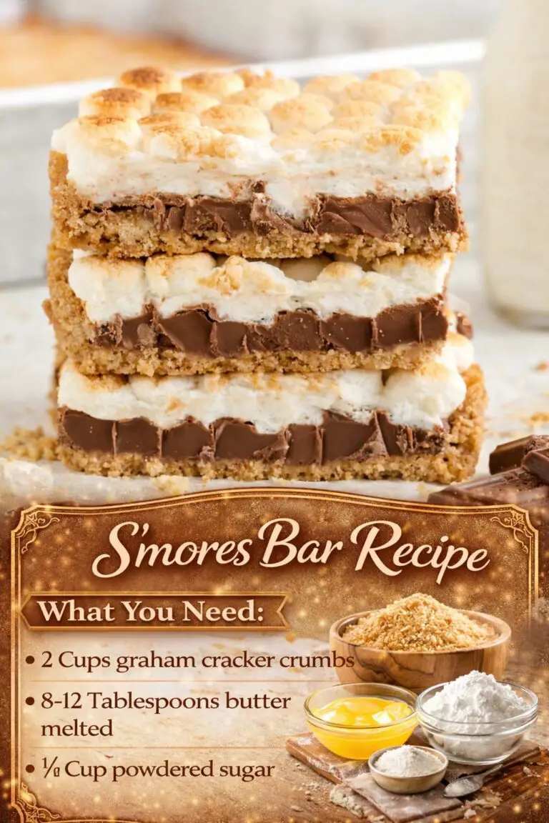 Smores Bar Recipe – The Ultimate Gooey Chocolate Marshmallow Treat