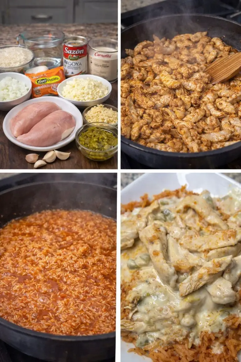 Arroz Con Pollo Cheesy Chicken and Rice: A Comforting One-Pan Family Favorite