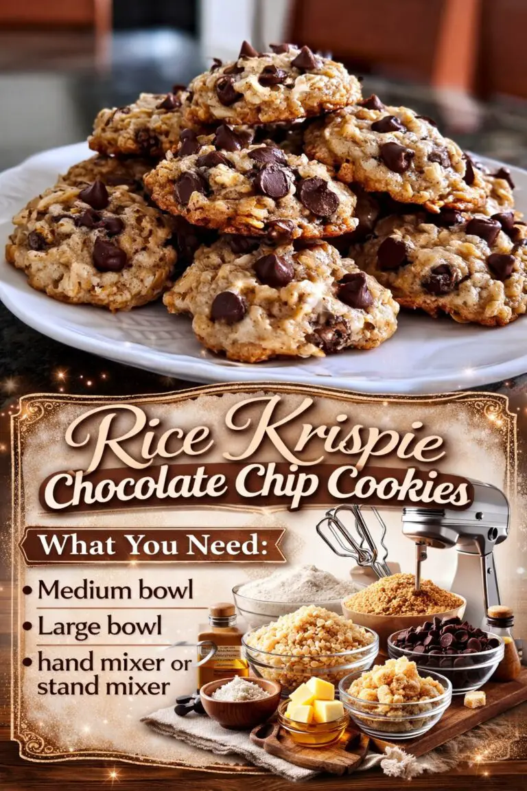 Rice Krispie Chocolate Chip Cookies