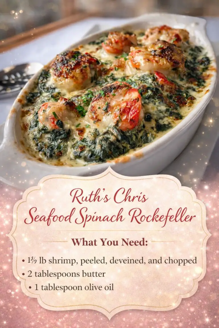 Ruth’s Chris Seafood Spinach Rockefeller