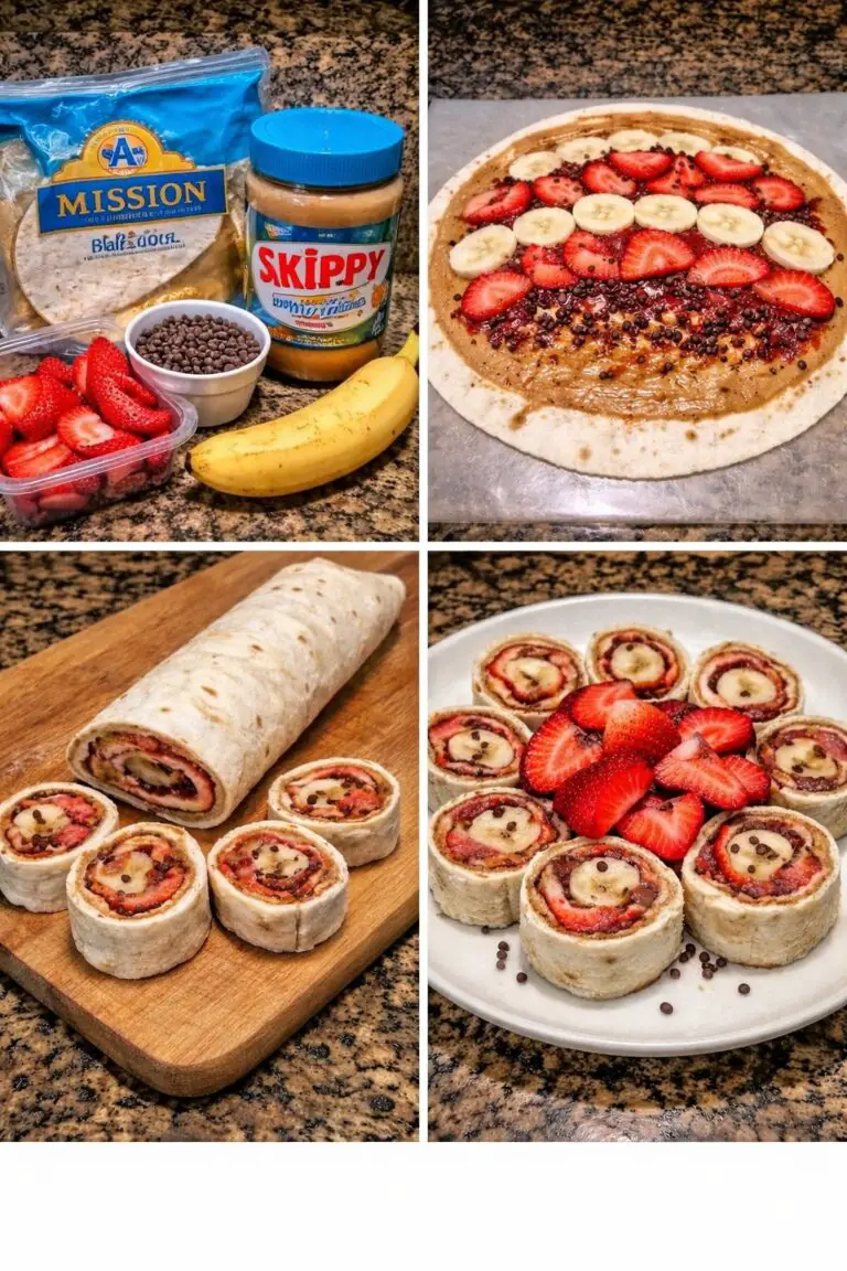 Strawberry PB and J Banana Roll Ups Recipe – Easy No-Bake Snack Everyone Loves
