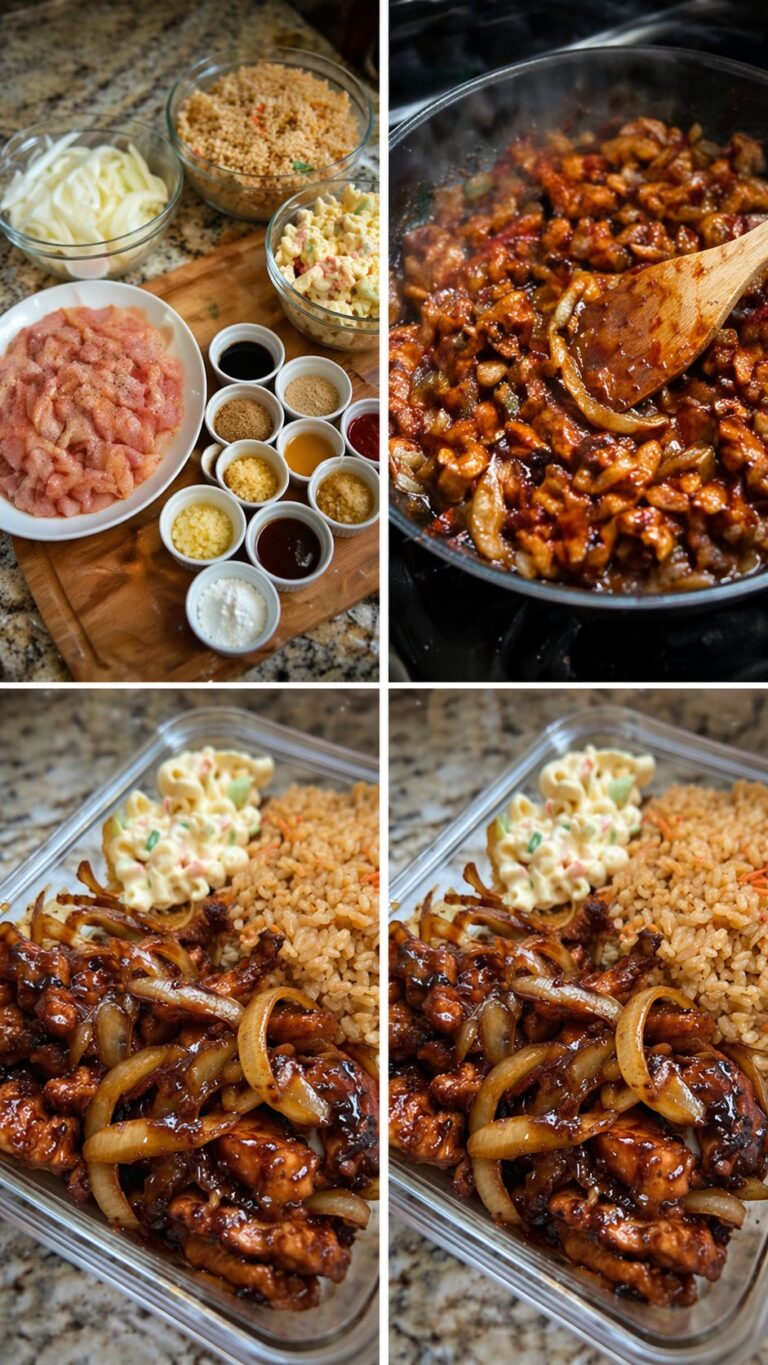 Mall-Style Bourbon Chicken Plate Recipe That Tastes Just Like the Food Court Favorite