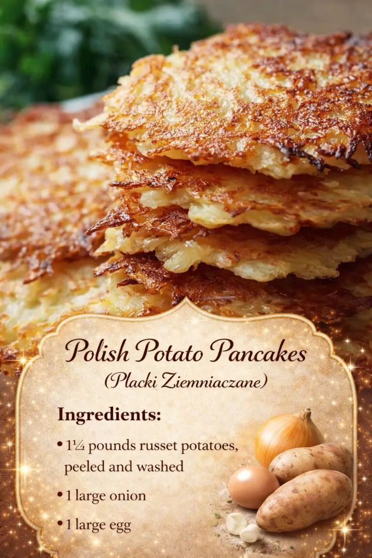 Polish Potato Pancakes (Placki Ziemniaczane): Crispy, Golden, and Easy to Make