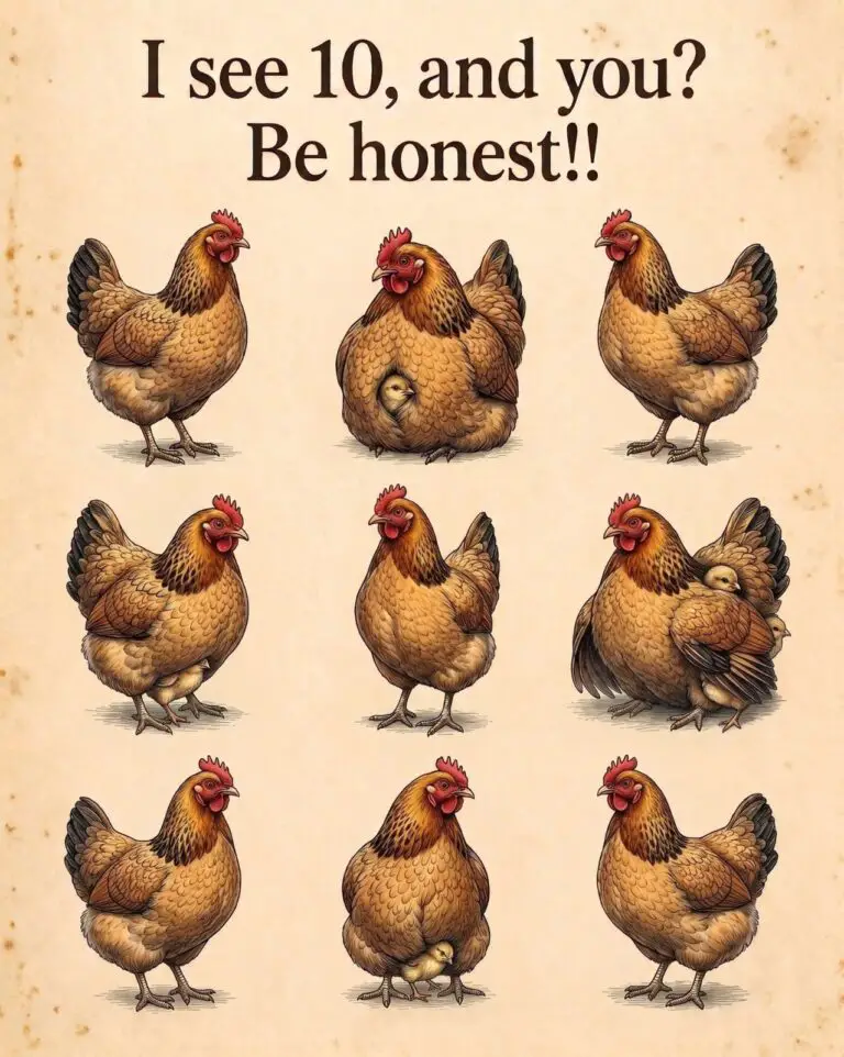 How Many Chickens Can You Spot in This Picture?