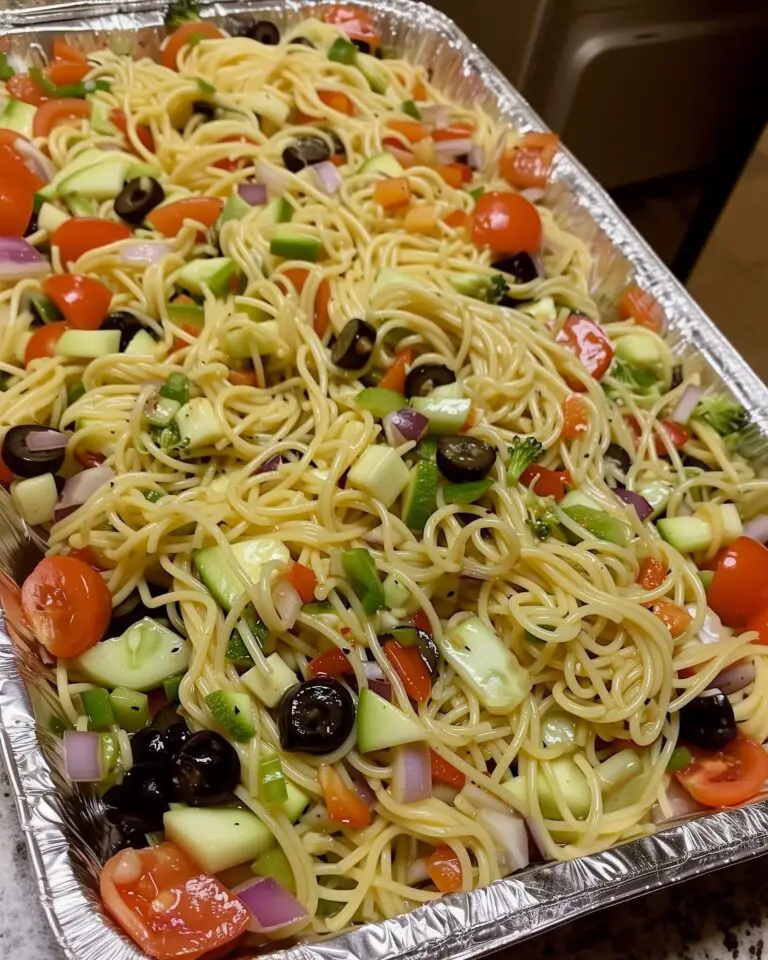California Spaghetti Salad: The Ultimate Fresh and Colorful Pasta Salad