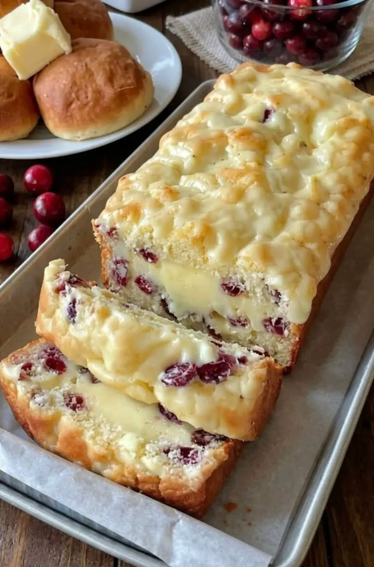 Cranberry Orange Loaf with Simple Glaze