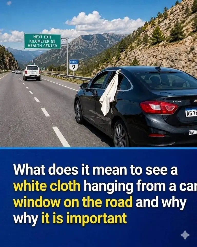 The White Cloth in Car Windows: What It Really Means and Why You Should Not Panic