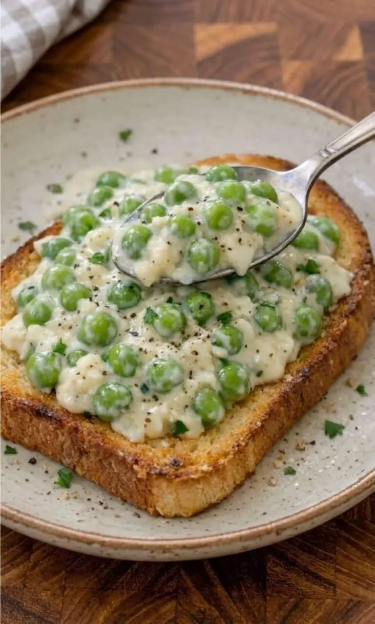 Creamed Peas on Toast – A Timeless Comfort Food Classic