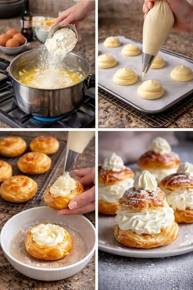 Easy Homemade Cream Puffs: Light, Fluffy, and Filled with Creamy Goodness