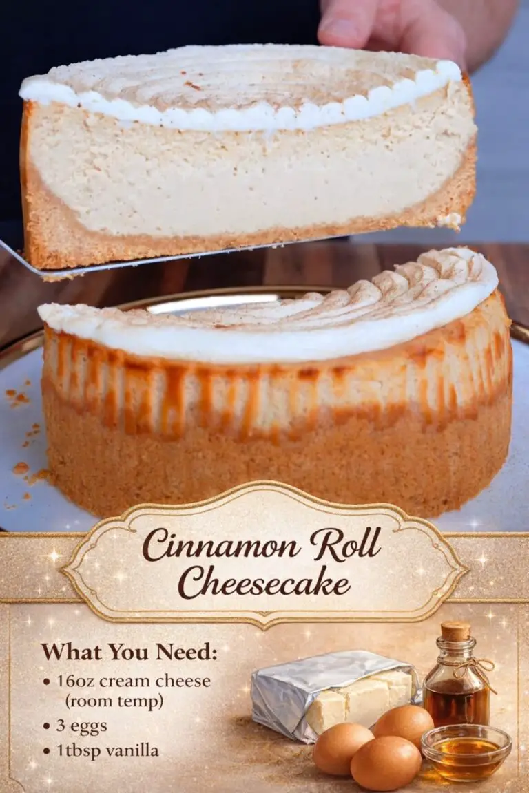 Cinnamon Roll Cheesecake: The Ultimate Creamy Dessert with Cinnamon Swirl Flavor