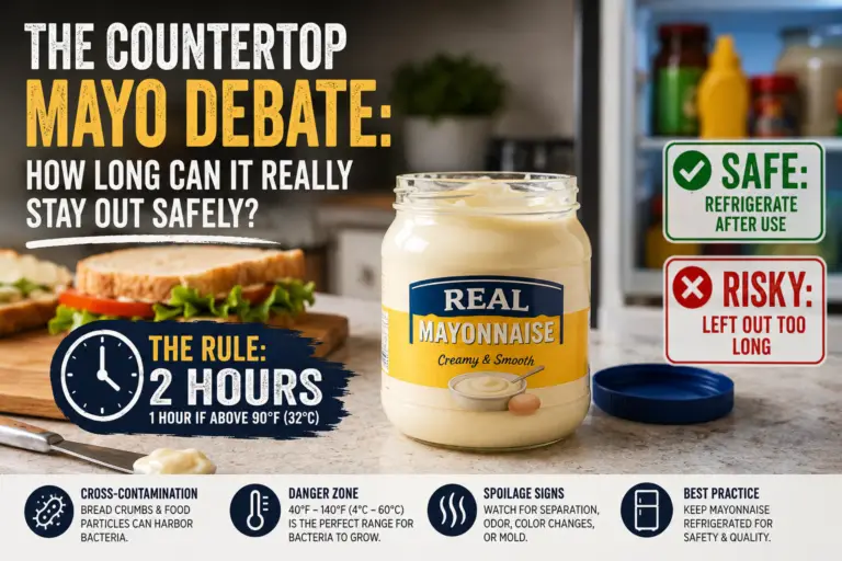 The Countertop Mayo Debate: How Long Can It Really Stay Out Safely?