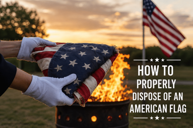 How to Properly Dispose of an American Flag