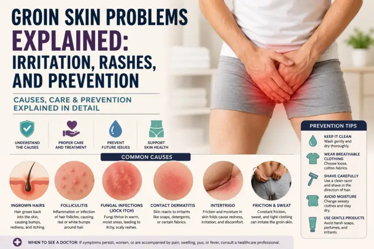 Groin Skin Problems Explained: Irritation, Rashes, and Prevention