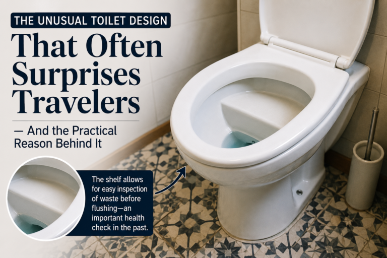 The Unusual Toilet Design That Often Surprises Travelers — And the Practical Reason Behind It
