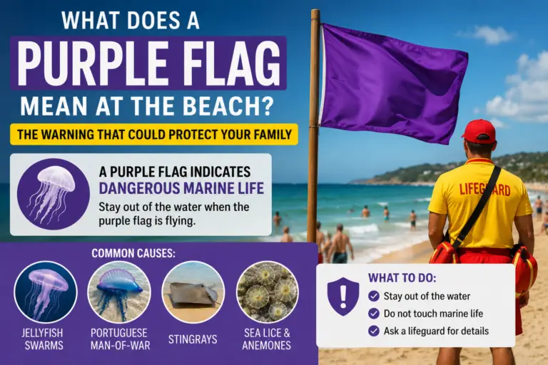 What Does a Purple Flag Mean at the Beach? The Little-Known Warning That Can Stop a Perfect Family Day