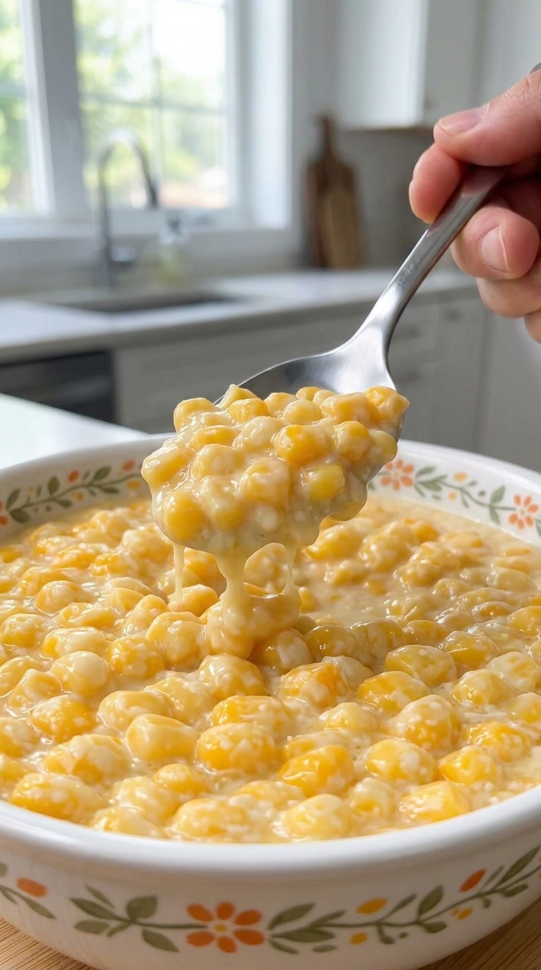 Southern 4-Ingredient Creamed Corn Recipe!!!