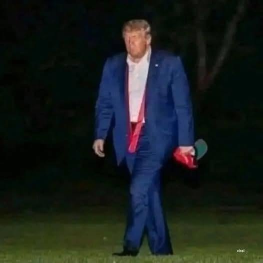 Late-Night Trump Sighting Ignites Internet Frenzy Over Mystery Object